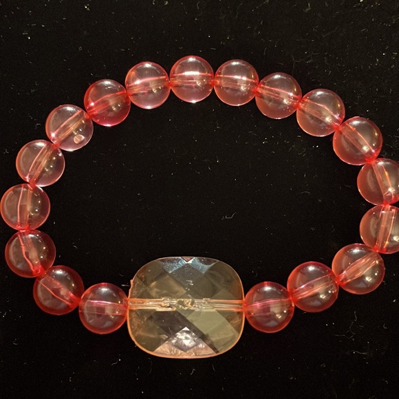 BRACELET 7” NWOT Hand Crafted by Myself Light/Dark Peachy Orange Beauty Girl’s